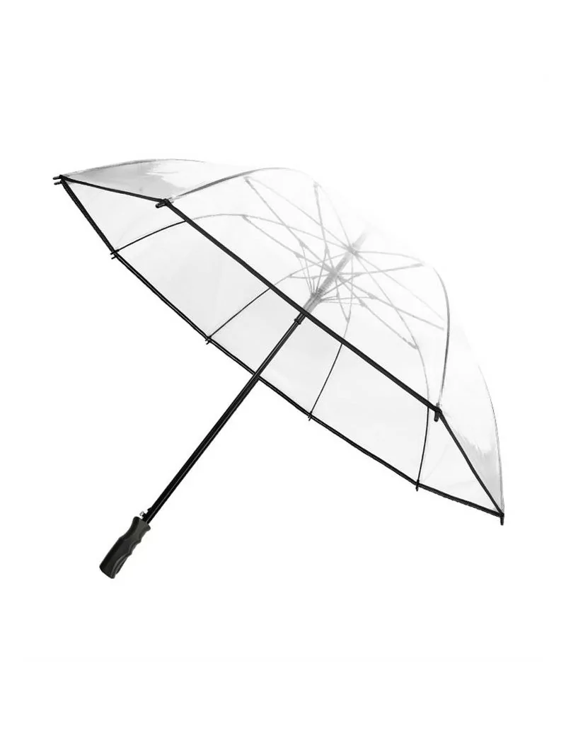 Smati parapluie de golf transparent à bordure noire