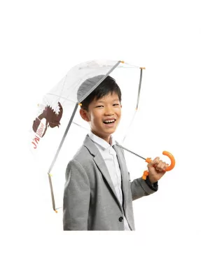 Smati parapluie enfant transparent dinosaure