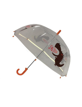 Smati parapluie enfant transparent dinosaure