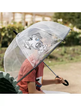 Smati parapluie transparent enfant petit chien