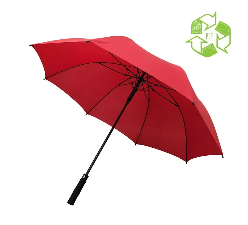Smati grand parapluie golf extensible avec bordure rouge