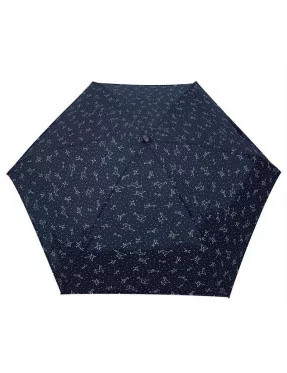 Smati mini parapluie bleu avec constellation argentée