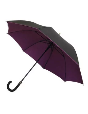 Smati parapluie original double toile noir et prune