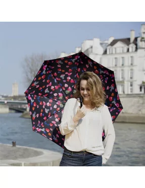Smati parapluie femme double toile avec pétales