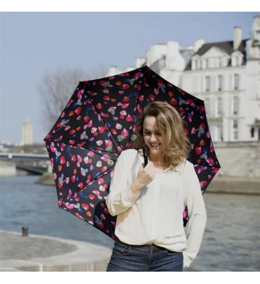 Smati parapluie femme double toile avec pétales