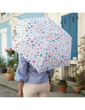 Smati petit parapluie femme blanc floral