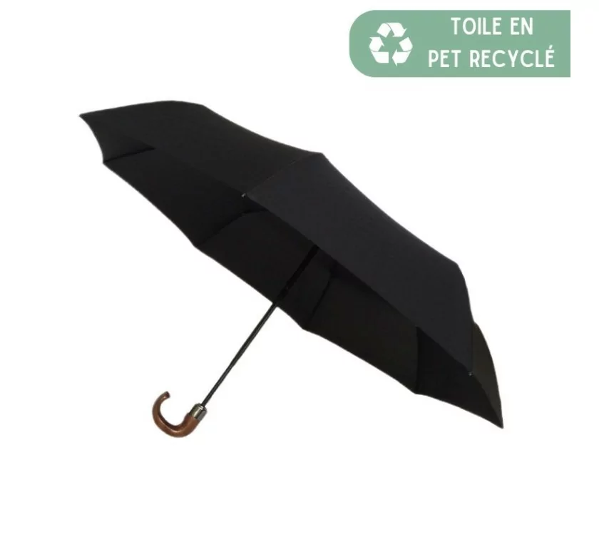 Smati parapluie homme noir compact style urbain