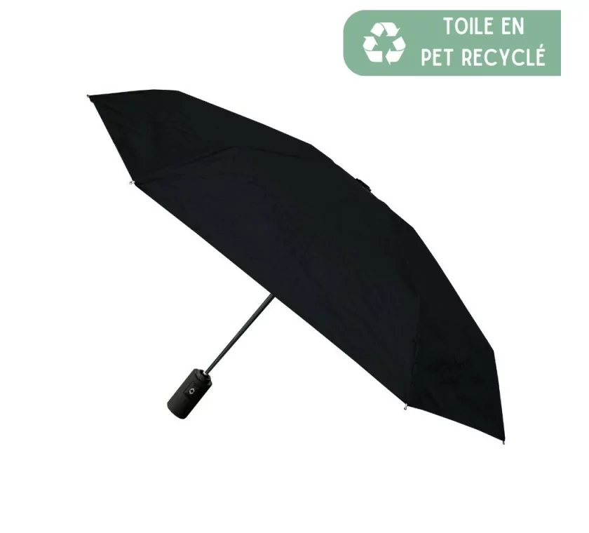 Mini parapluie noir automatique résistant
