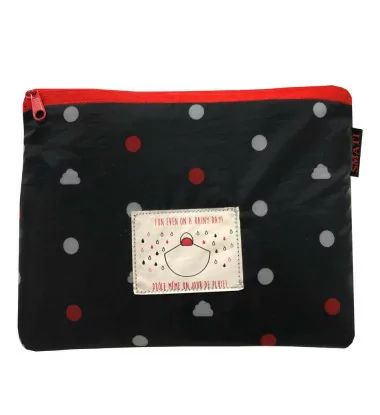 Poncho femme pois nuage