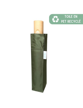 Petit Parapluie écologique automatique kaki