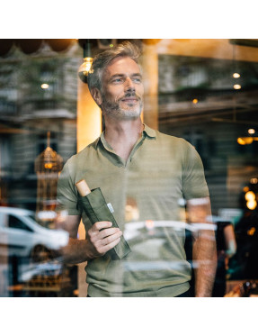 Petit Parapluie écologique automatique kaki