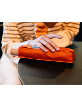 Petit Parapluie écologique automatique cognac mist