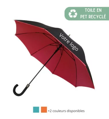 Smati parapluie personnalisé en double toile rouge