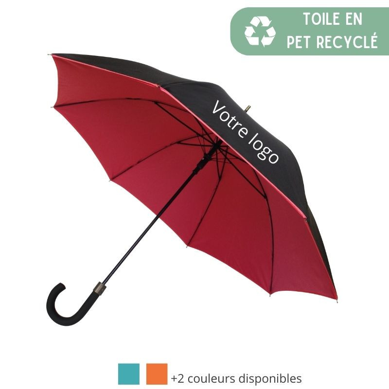Smati parapluie personnalisé en double toile rouge