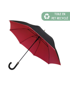 Smati parapluie personnalisé en double toile rouge
