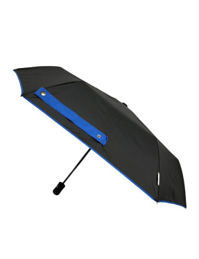 Smati petit parapluie pliant automatique écologique bleu denim