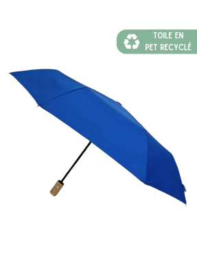 Petit Parapluie écologique automatique bleu denim