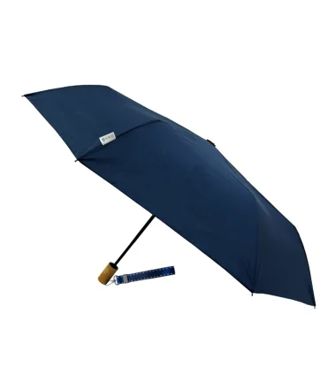 Petit Parapluie écologique automatique bleu marine