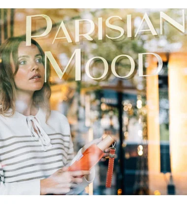 Smati Dragonne couture cognac et son parapluie automatique pliable écologique