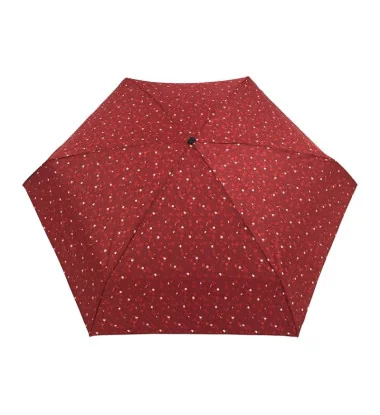 Smati parapluie de poche Magritte rouge grenat