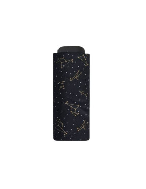 Smati mini parapluie noir avec constellation dorée