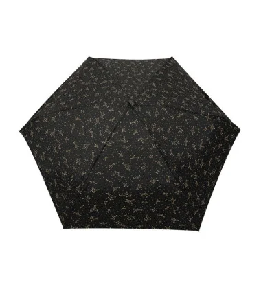 Smati mini parapluie noir avec constellation dorée