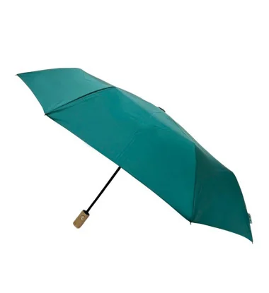 smati parapluie écologique automatique bleu vert canard