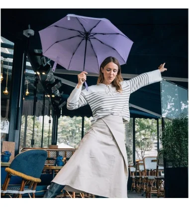 Petit Parapluie écologique automatique lilas