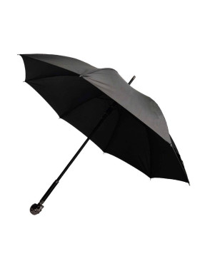 parapluie canne homme poignée tête de mort