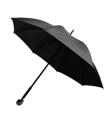 parapluie canne homme poignée tête de mort