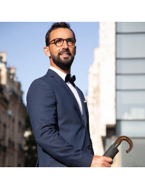 Smati parapluie homme noir compact style urbain