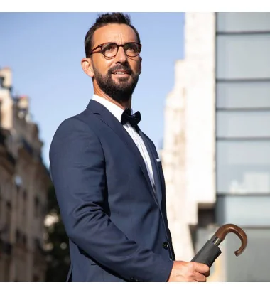 Smati parapluie homme noir compact style urbain