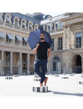 Smati petit parapluie automatique bleu marine