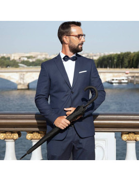 Smati parapluie golf noir 16 baleines