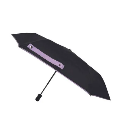 Smati petit parapluie pliant automatique écologique lilas
