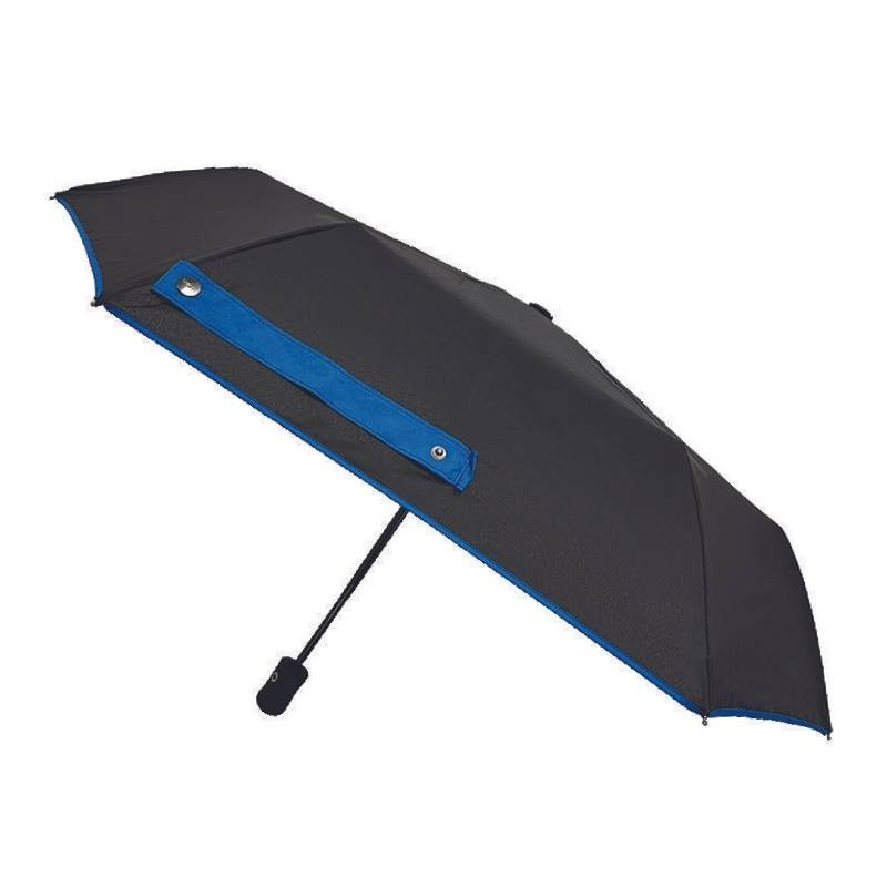 Smati petit parapluie pliant automatique écologique bleu denim