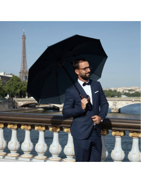 Smati parapluie canne homme automatique bleu