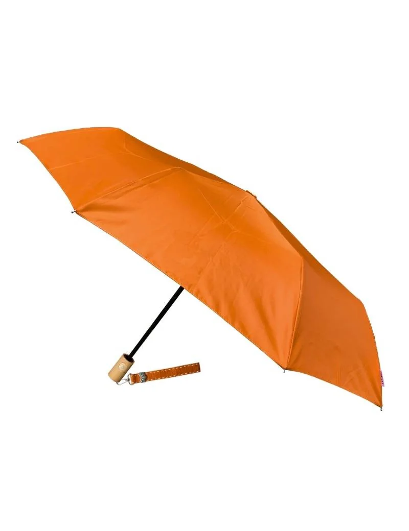 Petit Parapluie écologique automatique cognac