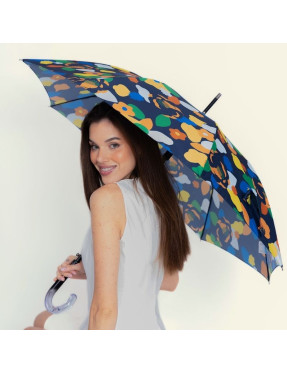 SMATI Parapluie long anti-vent Camélias