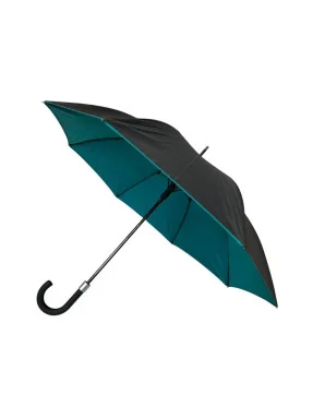 Smati parapluie original double toile noir et bleu vert