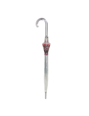 smati parapluie transparent fleurs