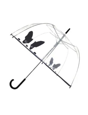 Smati parapluie femme transparent à motif chien