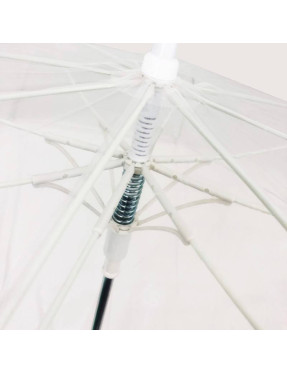 Smati parapluie de golf transparent à bordure noire