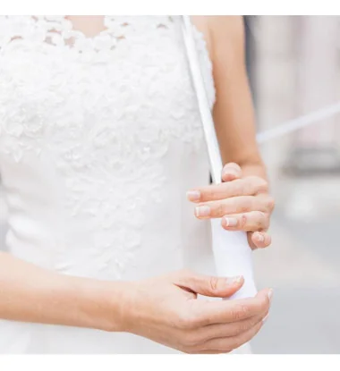 Smati parapluie de golf transparent à bordure noire