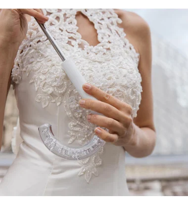 Smati parapluie long cloche transparent simple