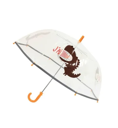 Smati parapluie enfant transparent dinosaure