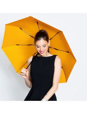 Petit Parapluie écologique automatique moutarde