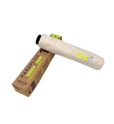 parapluie 100g Smati écru graphique poids plume anti-uv