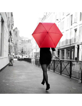 Smati mini parapluie ultra léger rouge
