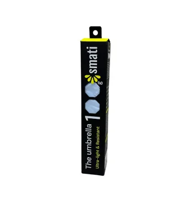 parapluie ultra léger 100g Smati bleu ciel poids plume